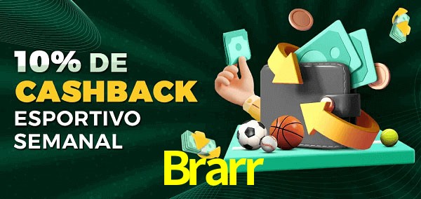 10% de bônus de cashback na Brarr